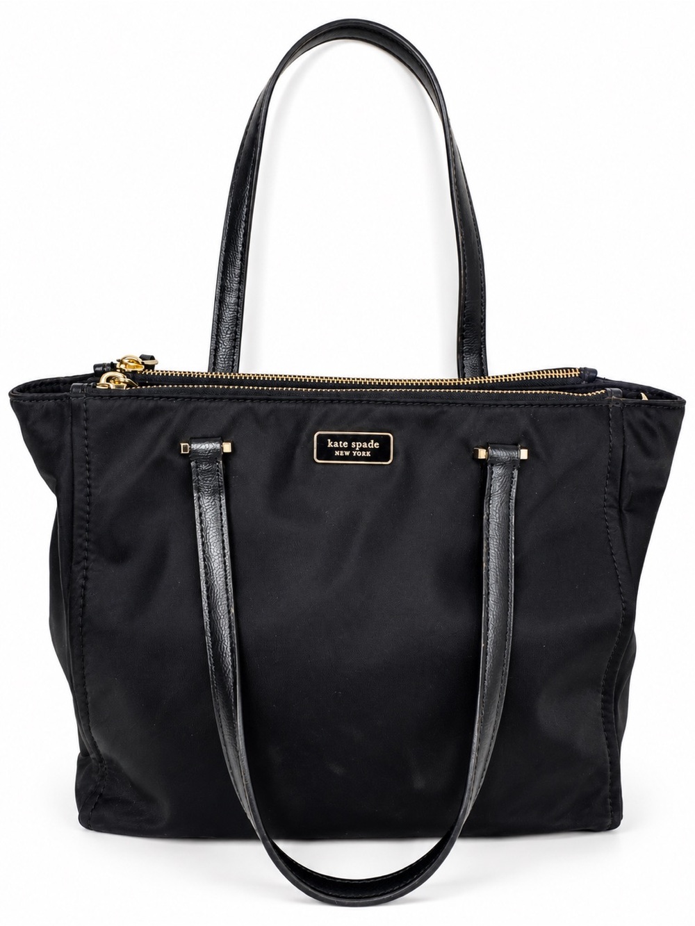 Kate Spade Wilson Road Alyse Black Nylon Convertible Tote Crossbody Bag